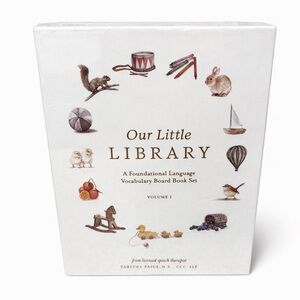 Our Little Library Board Book Set Vol 1 Baby Toddler Language Speech Therapy